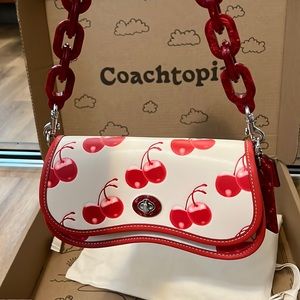 Coach Coachtopia Cherry Print ‘Dinky’ Purse